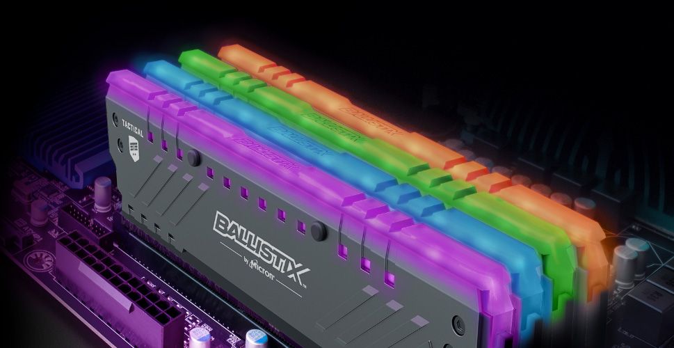 Micron goes Ballistix in RGB DDR4 memory space | PC Gamer