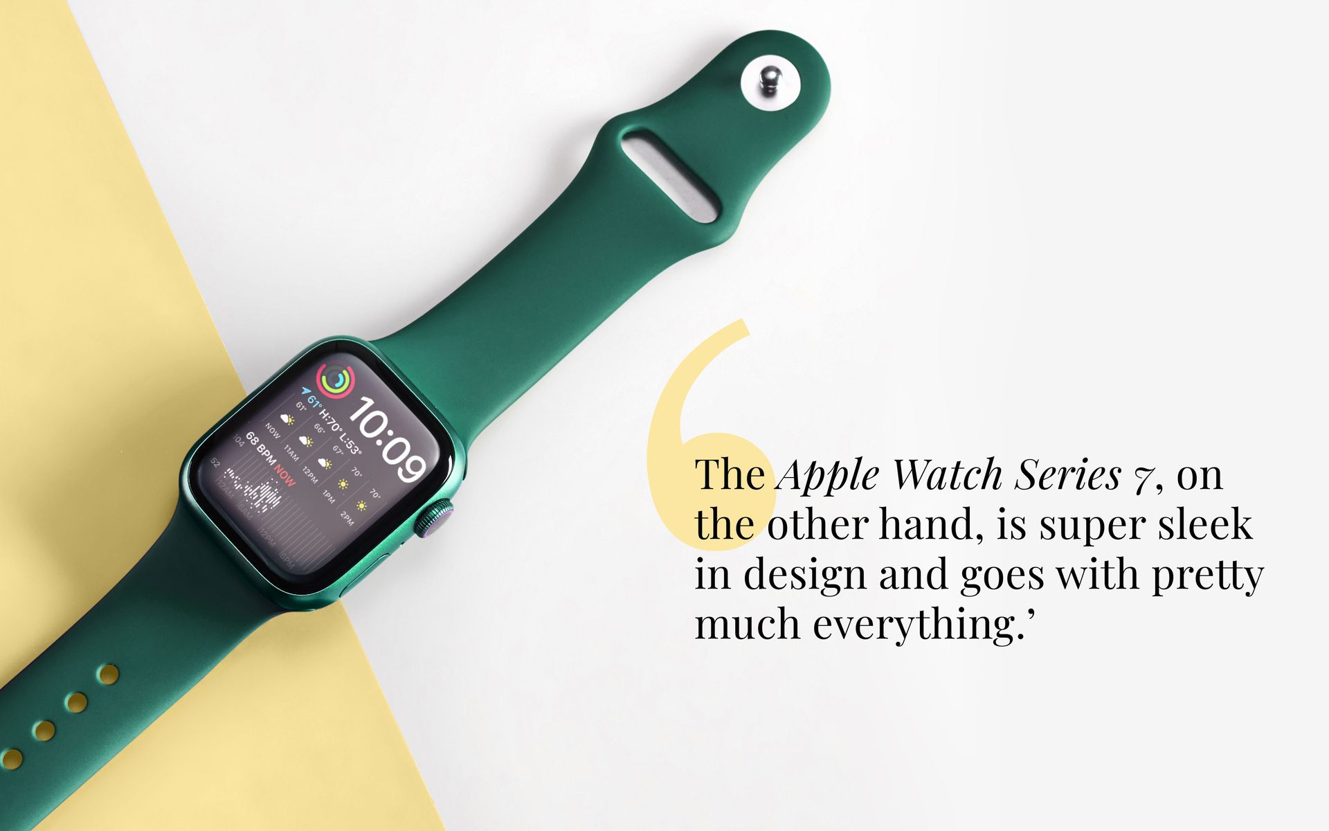 A product shot of the Apple Watch Series 7