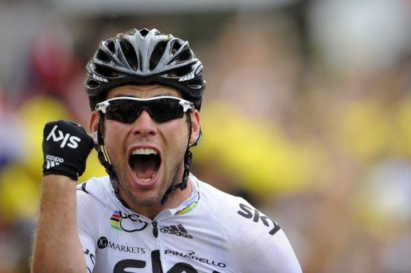 Mark Cavendish was excited to win his second Tour stage after two weeks of working for Wiggins