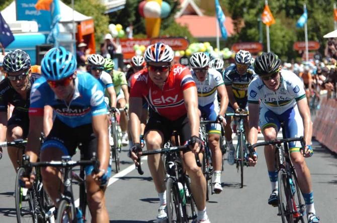 Edvald Boasson Hagen (Sky) at the Tour Down Under.