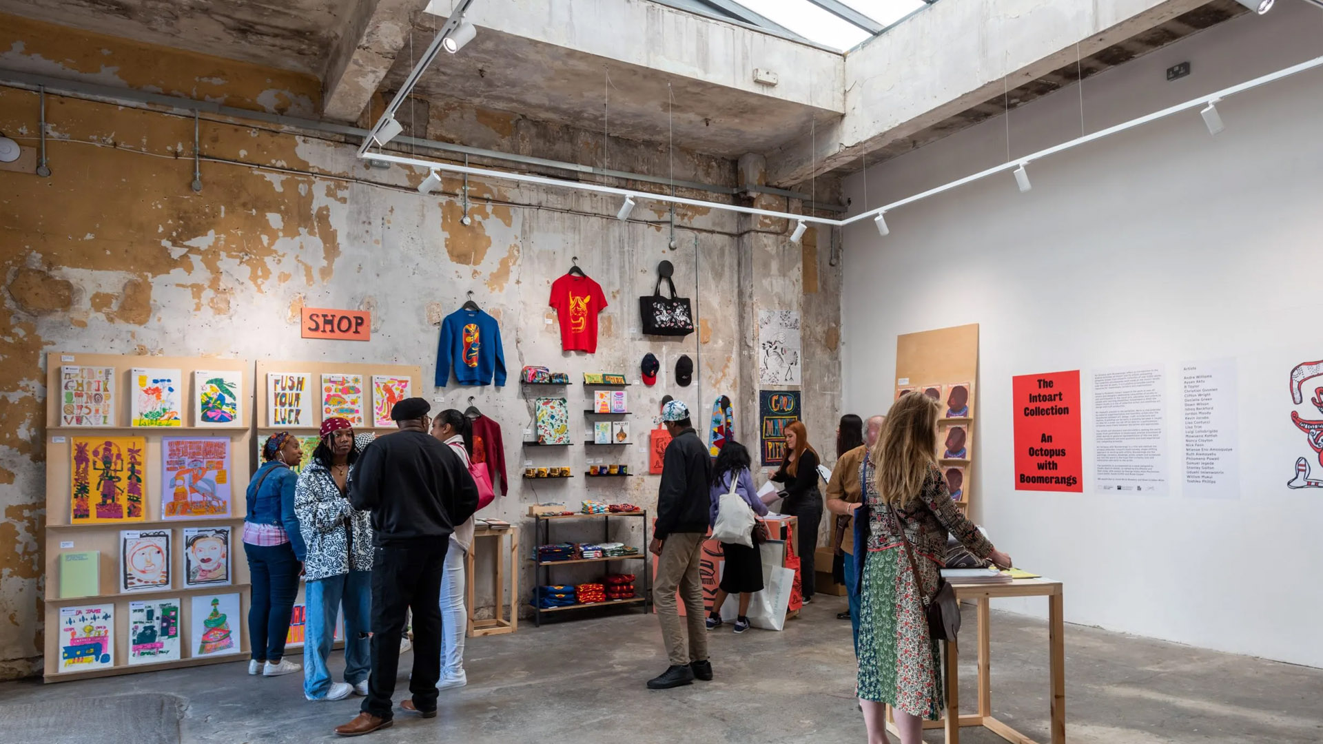 A photo of the inside of the Copeland Gallery. 