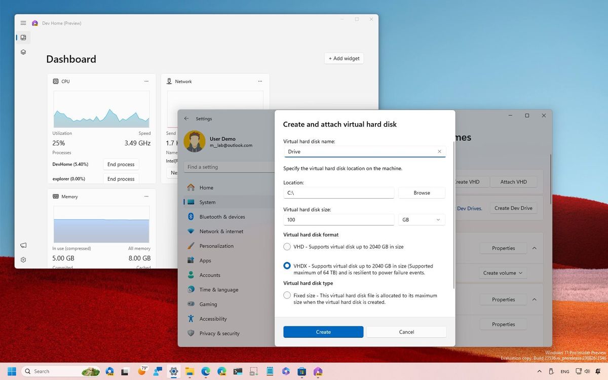 Windows 11 new storage features