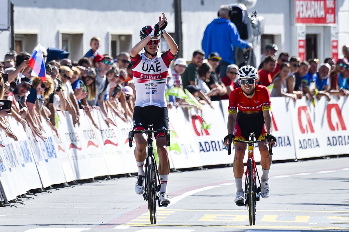 Tour of Slovenia 2022 28th Edition 1st stage Nova Gorica Postojna 1647 km 15062022 Mikkel Bjerg DEN UAE Team Emirates photo Tommaso PelagalliSprintCyclingAgency2022