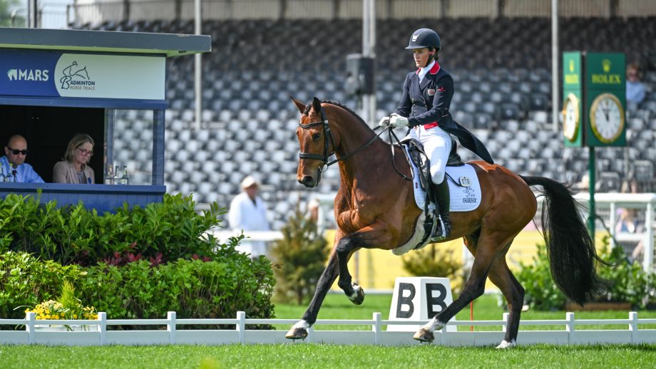 Badminton Horse Trials dressage: Bubby Upton and Cola