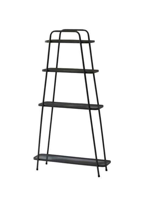 Vegtrug | Modern Steel Plant Stand in Metallic Grey