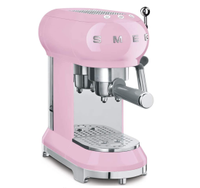 Smeg Traditional Pump Espresso Coffee Machine - in Pink £319.95