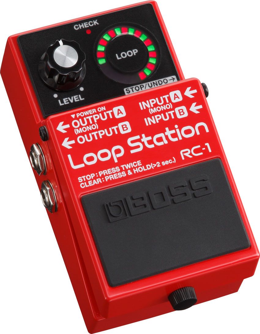Boss Unveils RC1 Loop Station Compact Looper Pedal for Guitarists