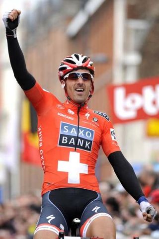 Fabian Cancellara (Saxo Bank) strikes again