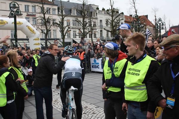 High expectations. Fabian Cancellara (Leopard Trek) is the overwhelming favourite.