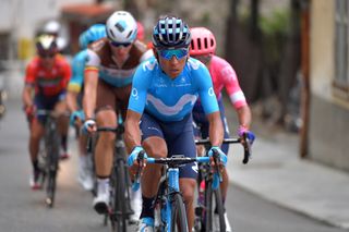 Nairo Quintana tried a long-range move on the final day of Paris-Nice