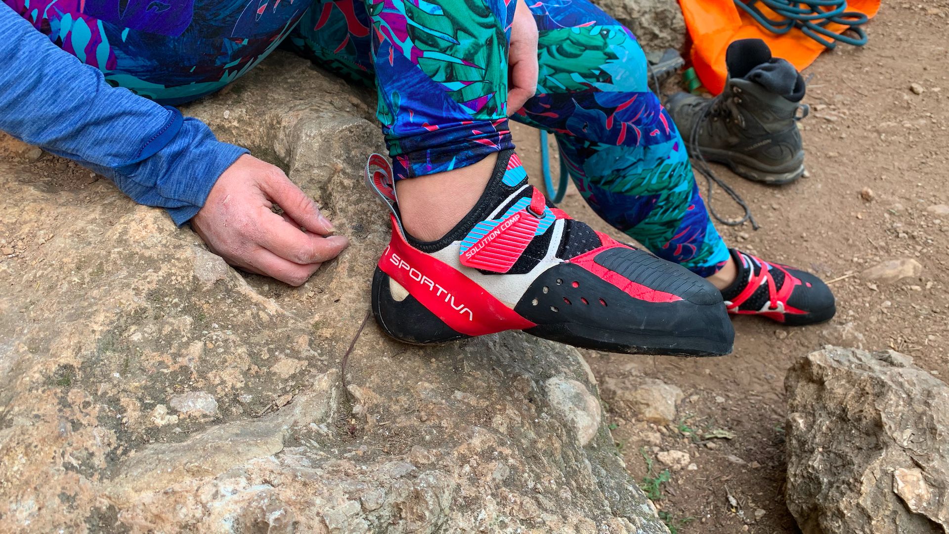 La Sportiva Solution Comp women’s climbing shoes review Advnture