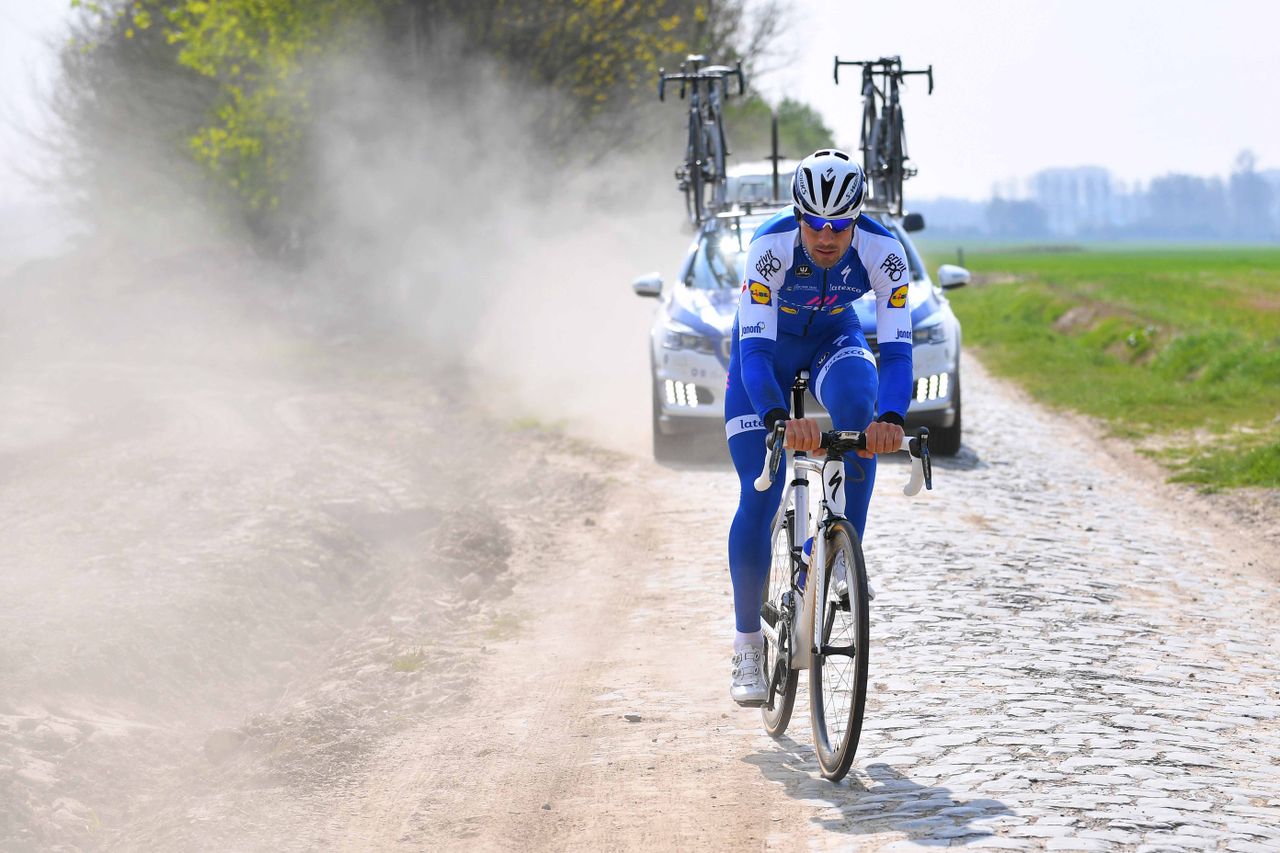 Tom Boonen had as many cars following him as most races do