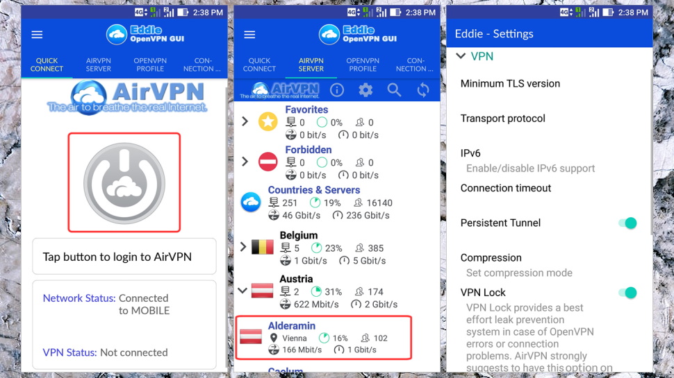 AirVPN Android App