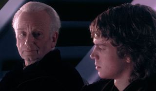 Palpatine and Anakin Skywalker in Revenge of the Sith