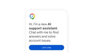 The Google AI support assistant.