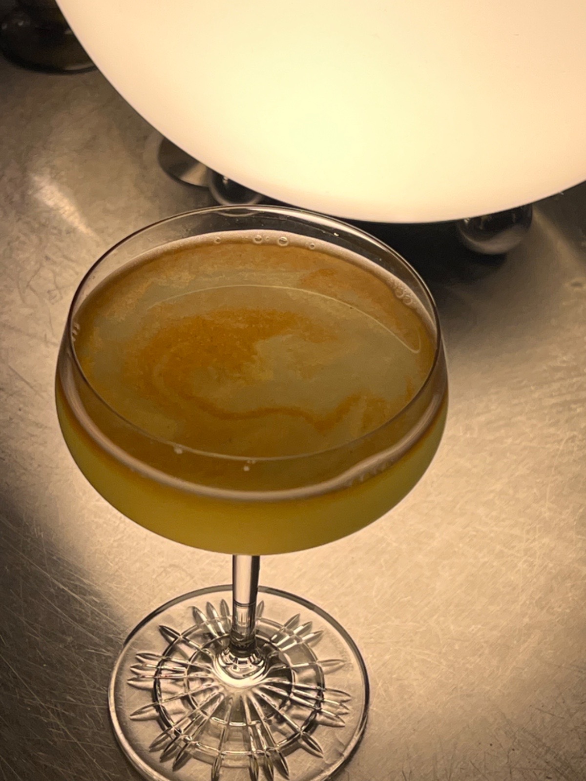 A drink at Farm Club at the Experimental Chalet Verbier in the Swiss Alps.