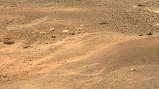 NASA's Mars Perseverance rover acquired this image using its Left Mastcam-Z camera, on Feb. 22, 2021 (Sol 2) at the local mean solar time of 16:03:31.