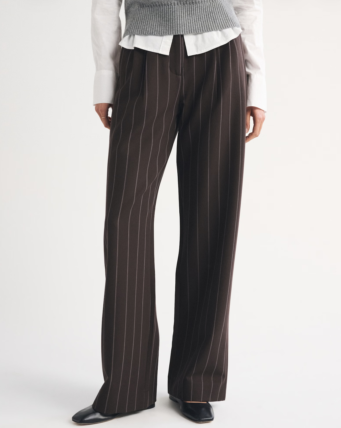 abercrombie, A&amp;amp;f Sloane Tailored Wide Leg Pant