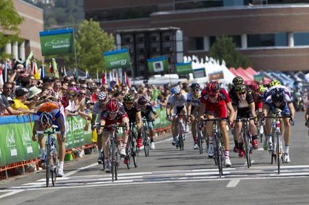 Michael Matthews (Rabobank) edges to victory on Stage 3 at the Tour of Utah