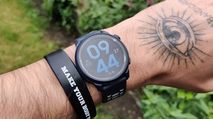 Coros Pace 2 review: Pictured here, the watch worn on the wrist