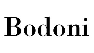 Bodoni is a high-contrast serif that’s beautiful at display sizes, but is illegible if used too small