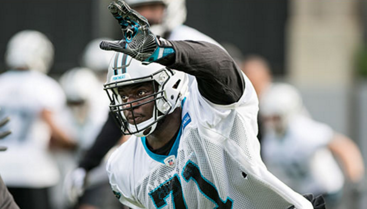 Efe Obada Carolina Panthers NFL