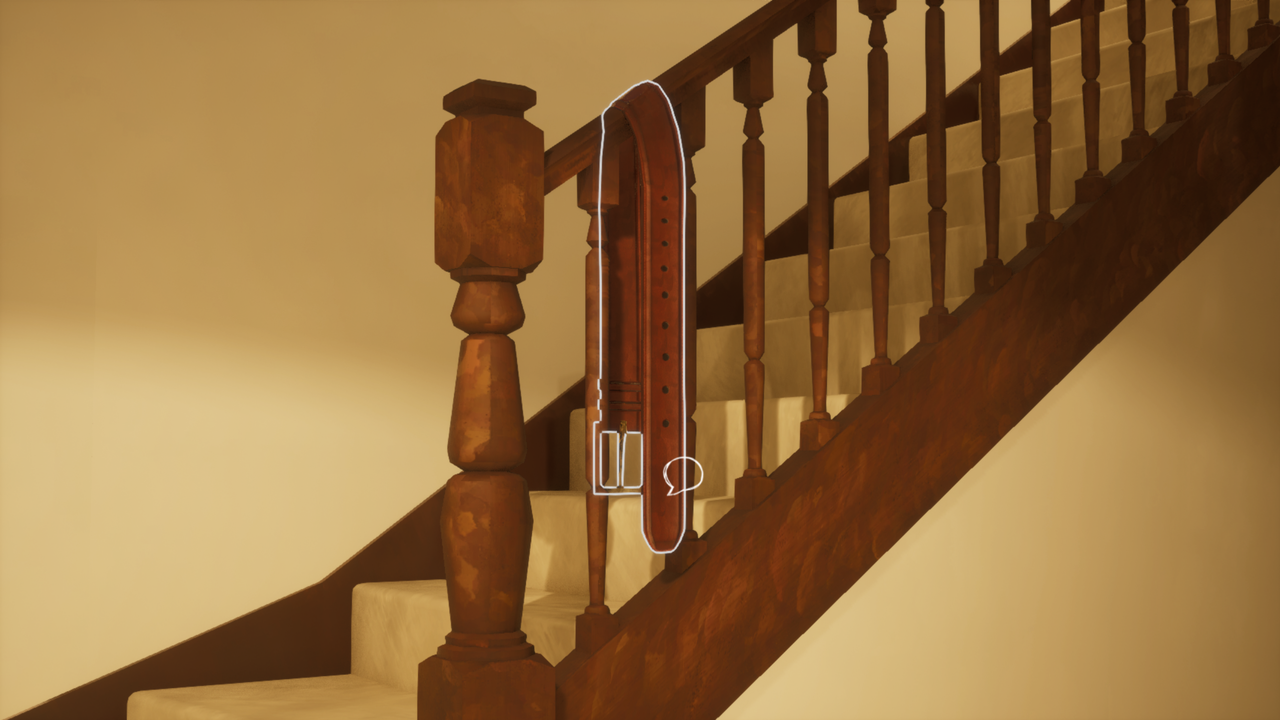 Unreal Engine game The Quiet Things, scenes in a home