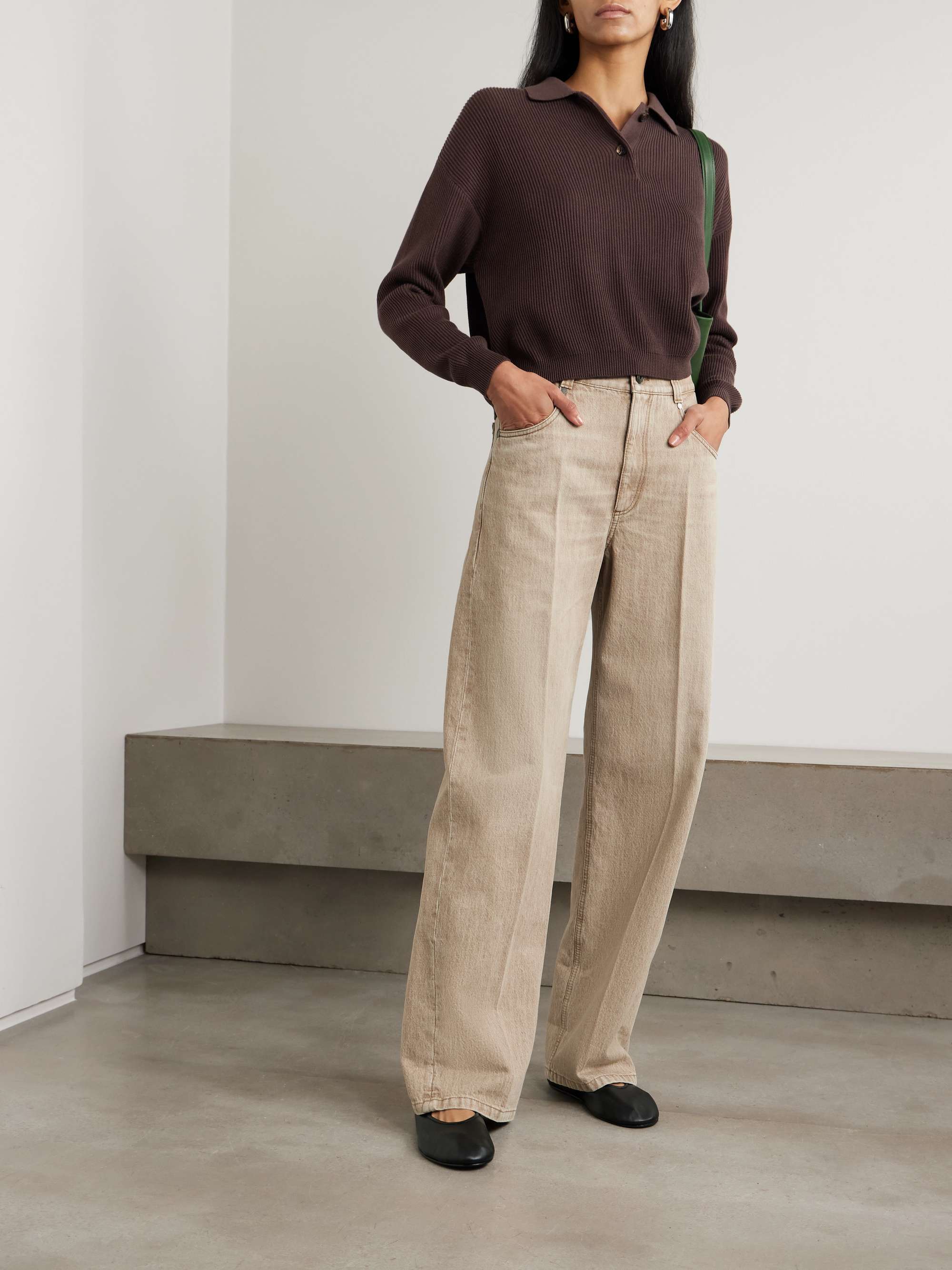 High-Rise Wide-Leg Jeans