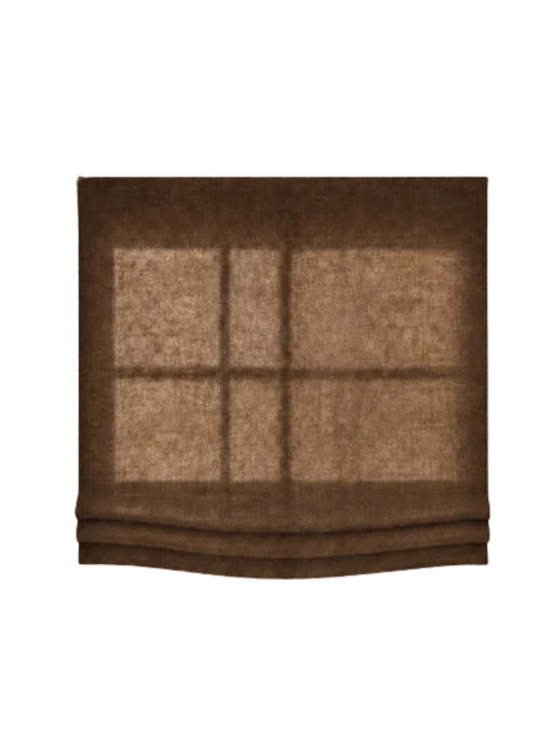 Relaxed Roman Privacy Shade in Le Caf&eacute; by Molly Kidd