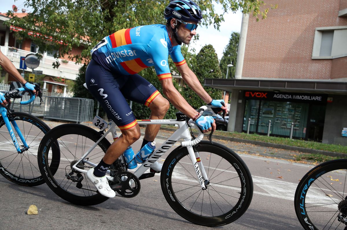 Alejandro Valverde (Movistar) at the GP Bruno Beghelli