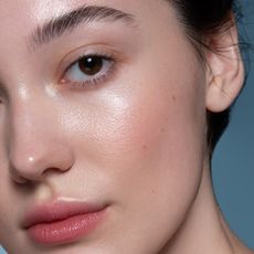 woman with glowing skin from korean skincare
