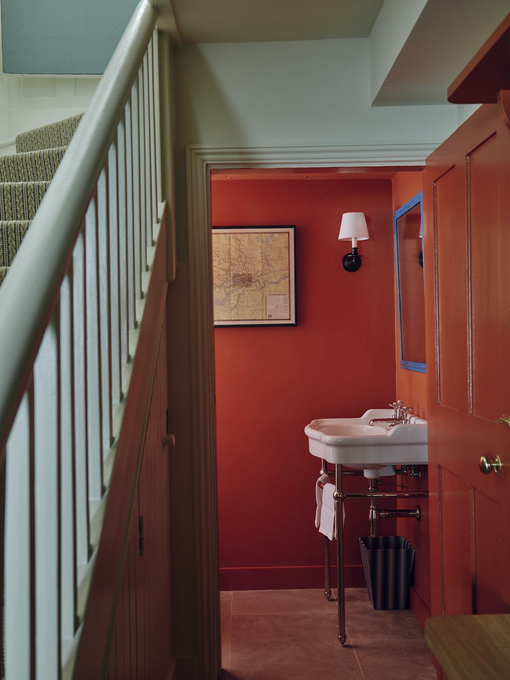 Brightly coloured interiors