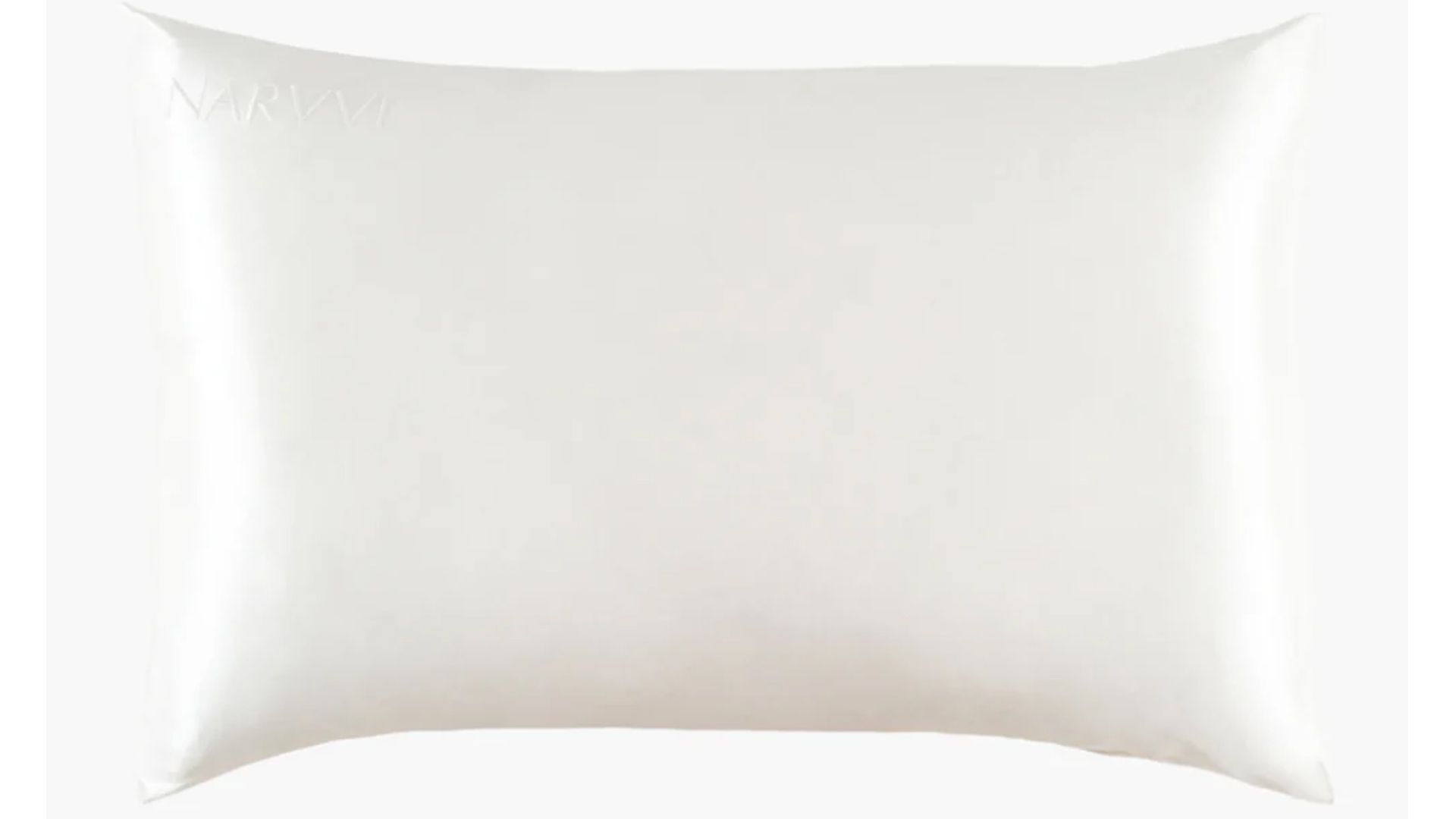 white silk pillowcase