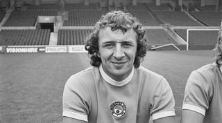 English footballer Mike Summerbee of Manchester City FC, a League Division 1 team at the start of the 1973-74 football season, UK, 30th August 1973. (Photo by Evening Standard/Hulton Archive/Getty Images)