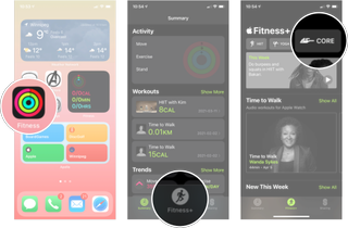 Filter Apple Fitness Plus By Workout: Launch the fitness app, tap the fitness+ tab, and then tap the type of workout you want.