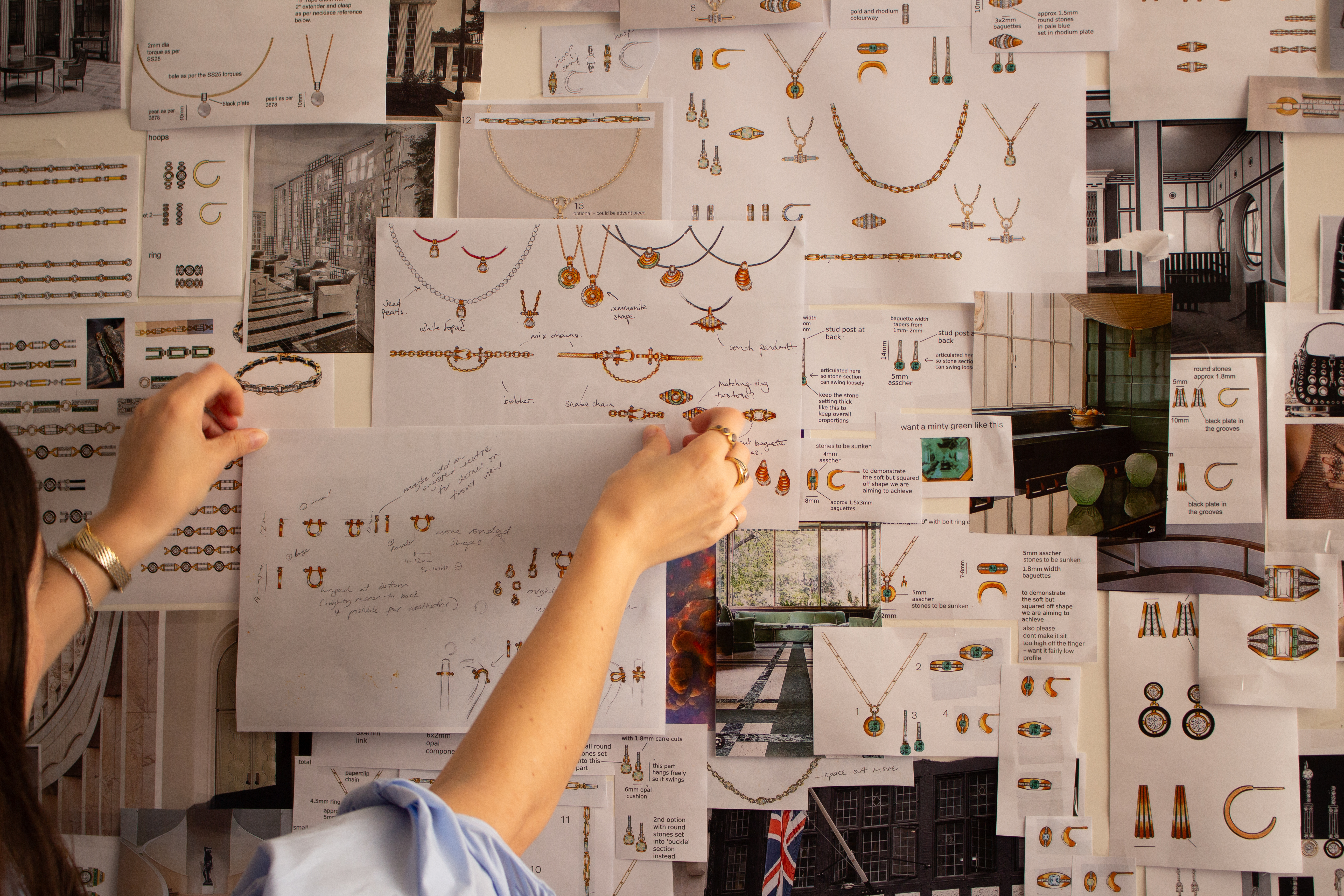 laura vann jewellery moodboard