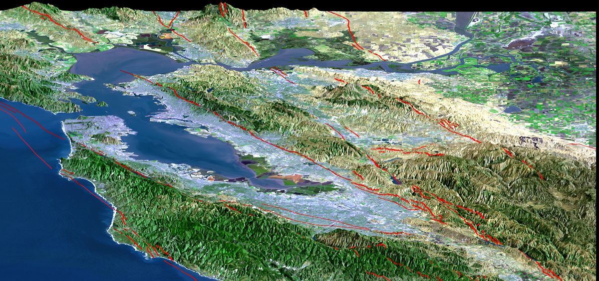 San Francisco earthquake faults