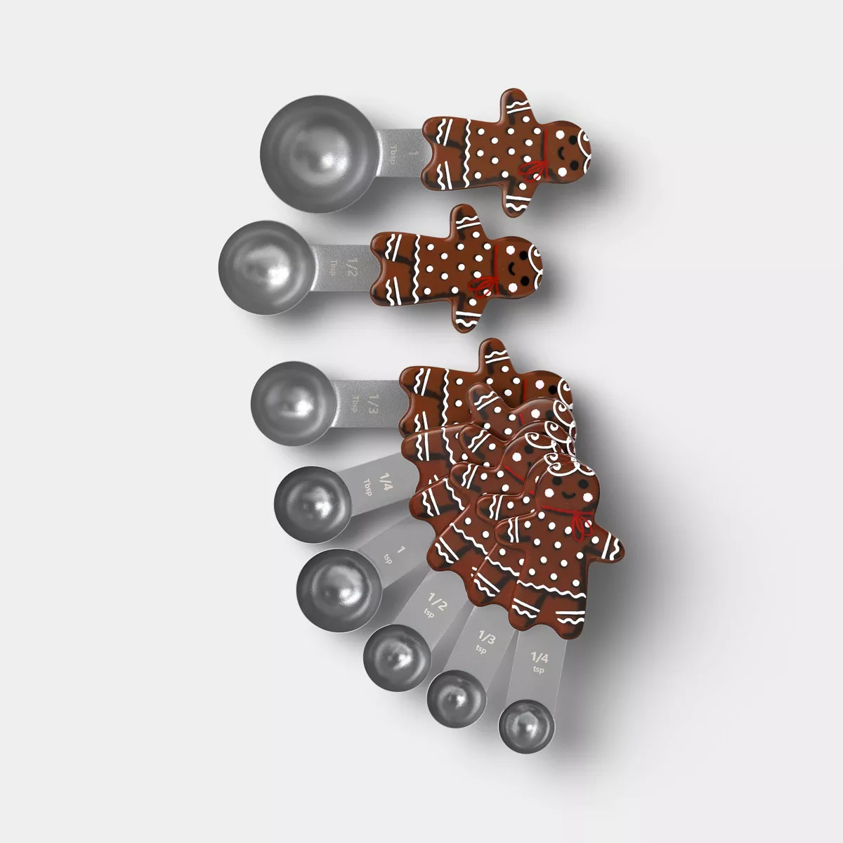 8pc Christmas Figural Measuring Spoons - Wondershop&amp;trade;