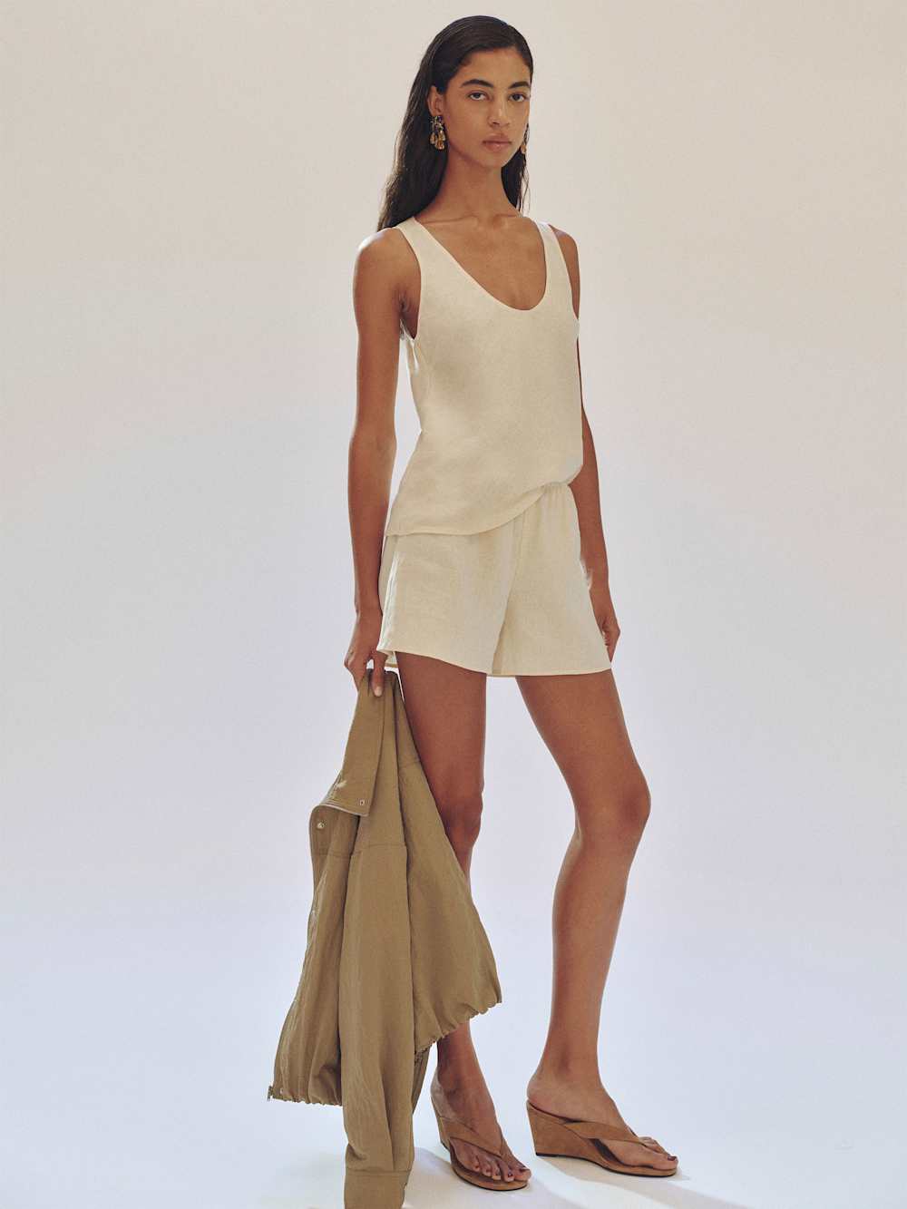 Enzo Linen Two Piece