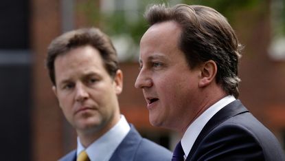 Nick Clegg and David Cameron in 2010
