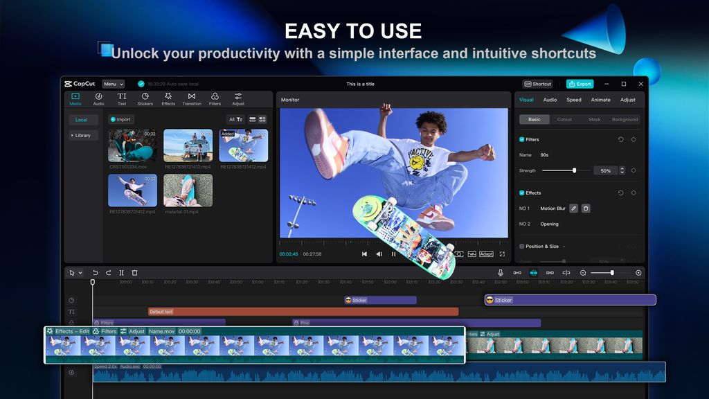 CapCut on Windows 11