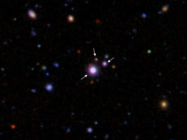 Black Hole Triplets Spotted