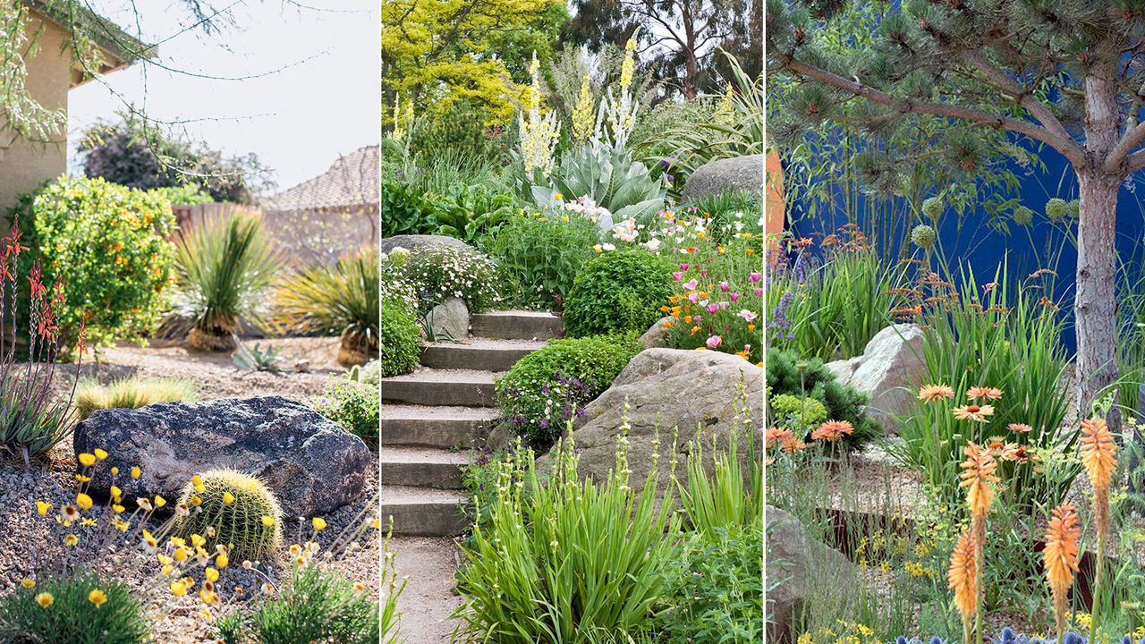 front yards with rocks in landscaping design