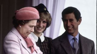 The Queen, Princess Diana, and Prince Charles