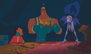 A still from the movie The Emperor's New Groove