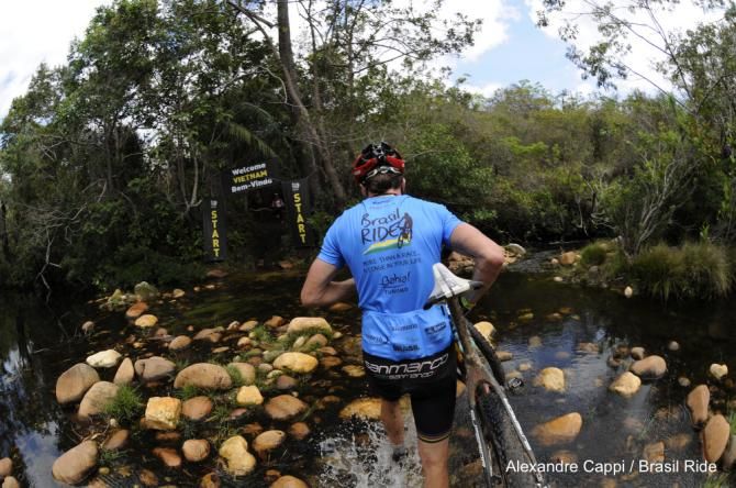 A rider heads toward Vietnam