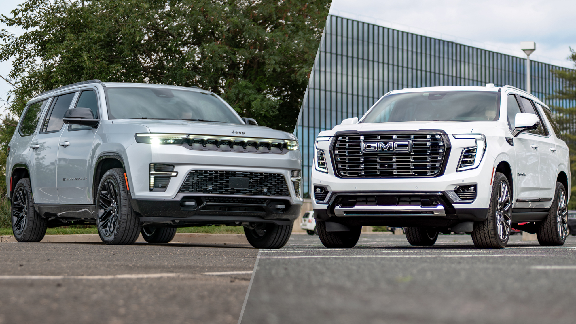 Jeep Grand Wagoneer vs. GMC Yukon Denali.