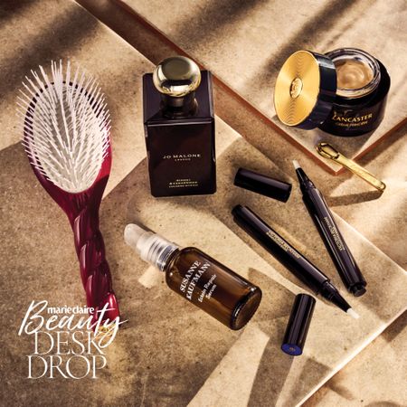 Best new beauty products for September 2024, including La Bonne Brosse hair brush, Jo Malone Hinoki & Cedarwood, Susanne Kaufmann Ecotin Serum, Lancaster face cream, Victoria Beckham Beaty Concealer and Neom Matcha Room Diffuser