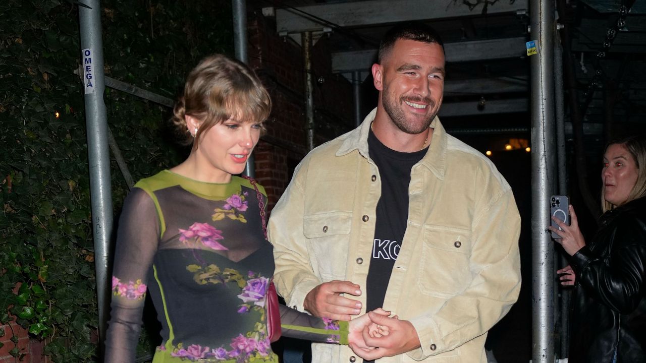 Taylor Swift and Travis Kelce leave the Waverly Inn in New York City 