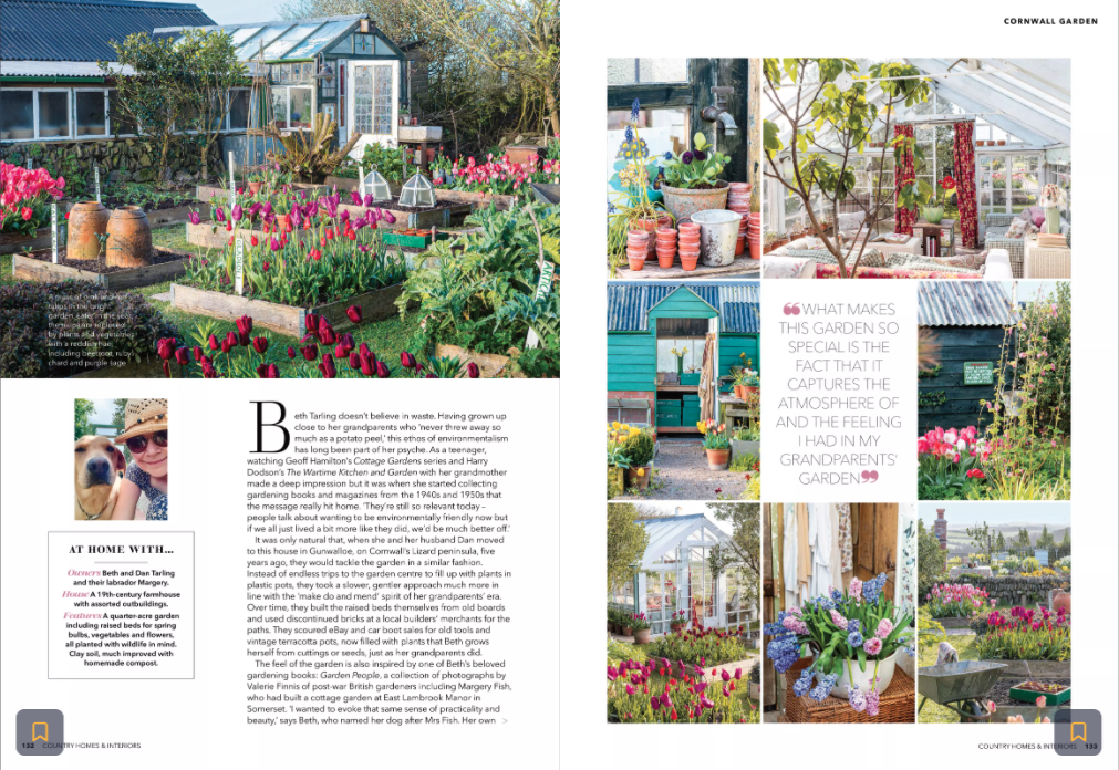 Country Homes &amp; Interiors April 2021 issue pages